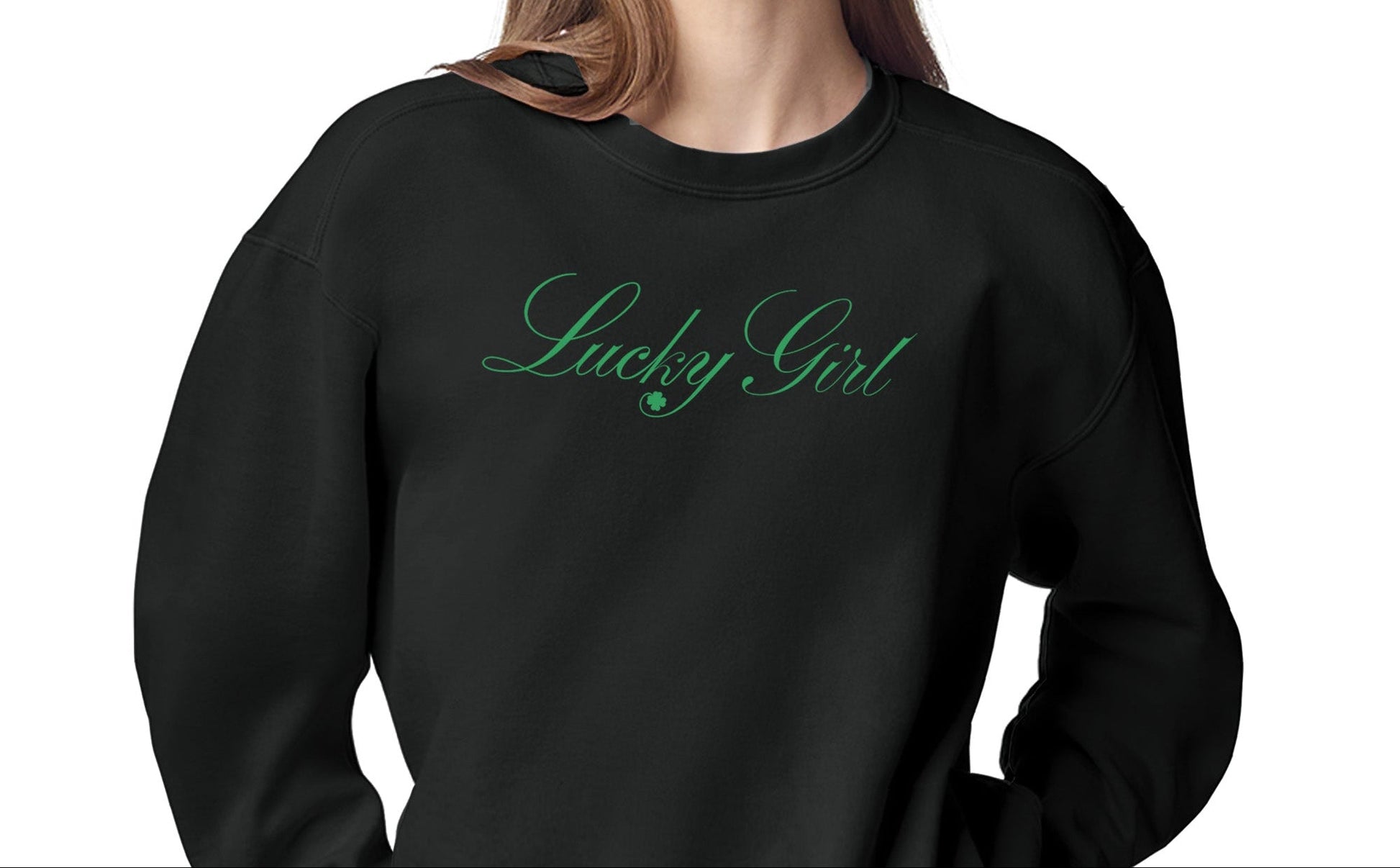 High Limit Club, Lucky Girl Script, Stanley/Stella Unisex Changer 2.0 Crewneck Sweatshirt