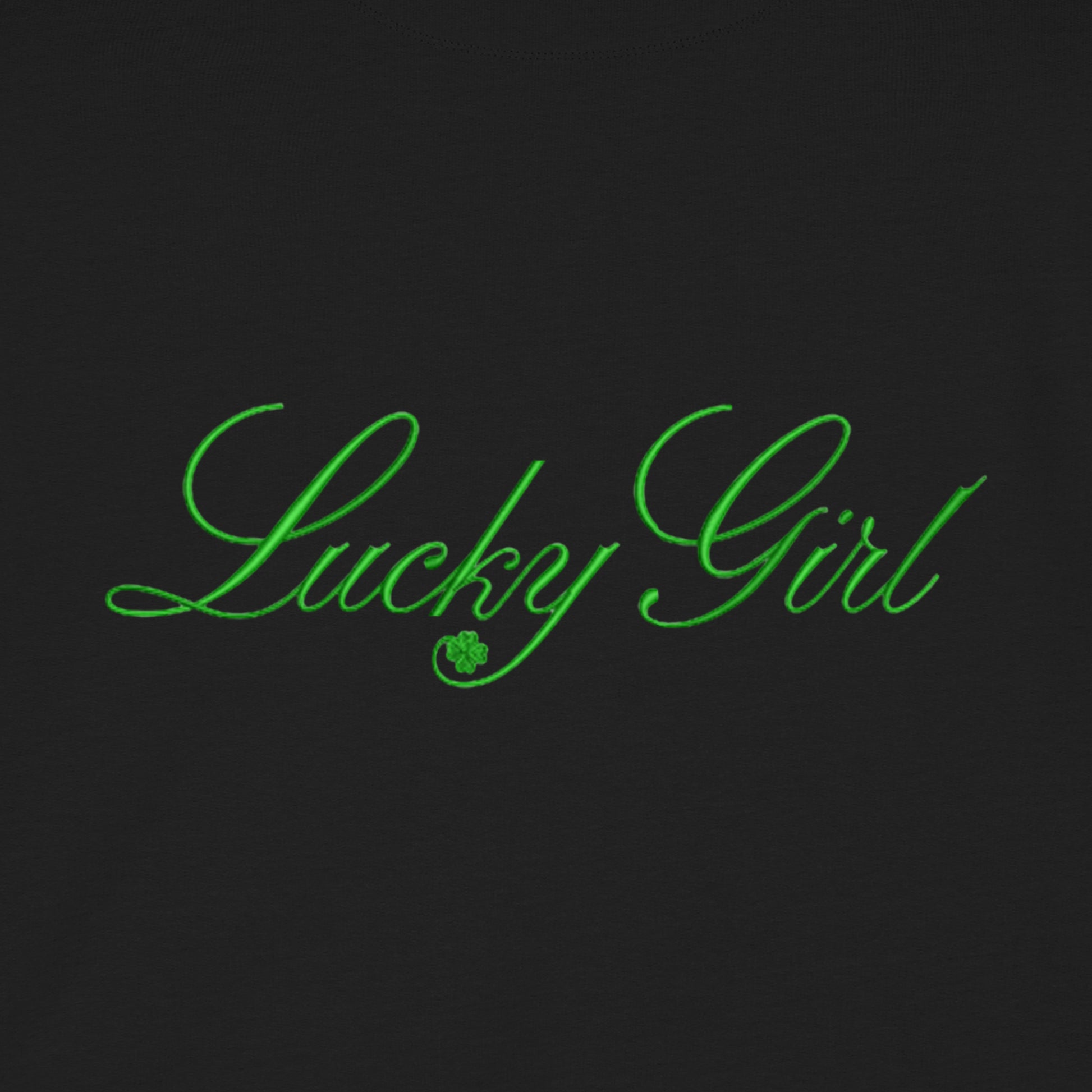 High Limit Club, Embroidered Lucky Girl Script, Stanley/Stella Unisex Changer 2.0 Crewneck Sweatshirt