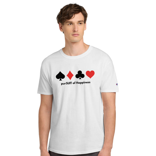 High Limit Club, PurSUIT of Happiness, Heritage 6-Oz. Jersey Tee - White