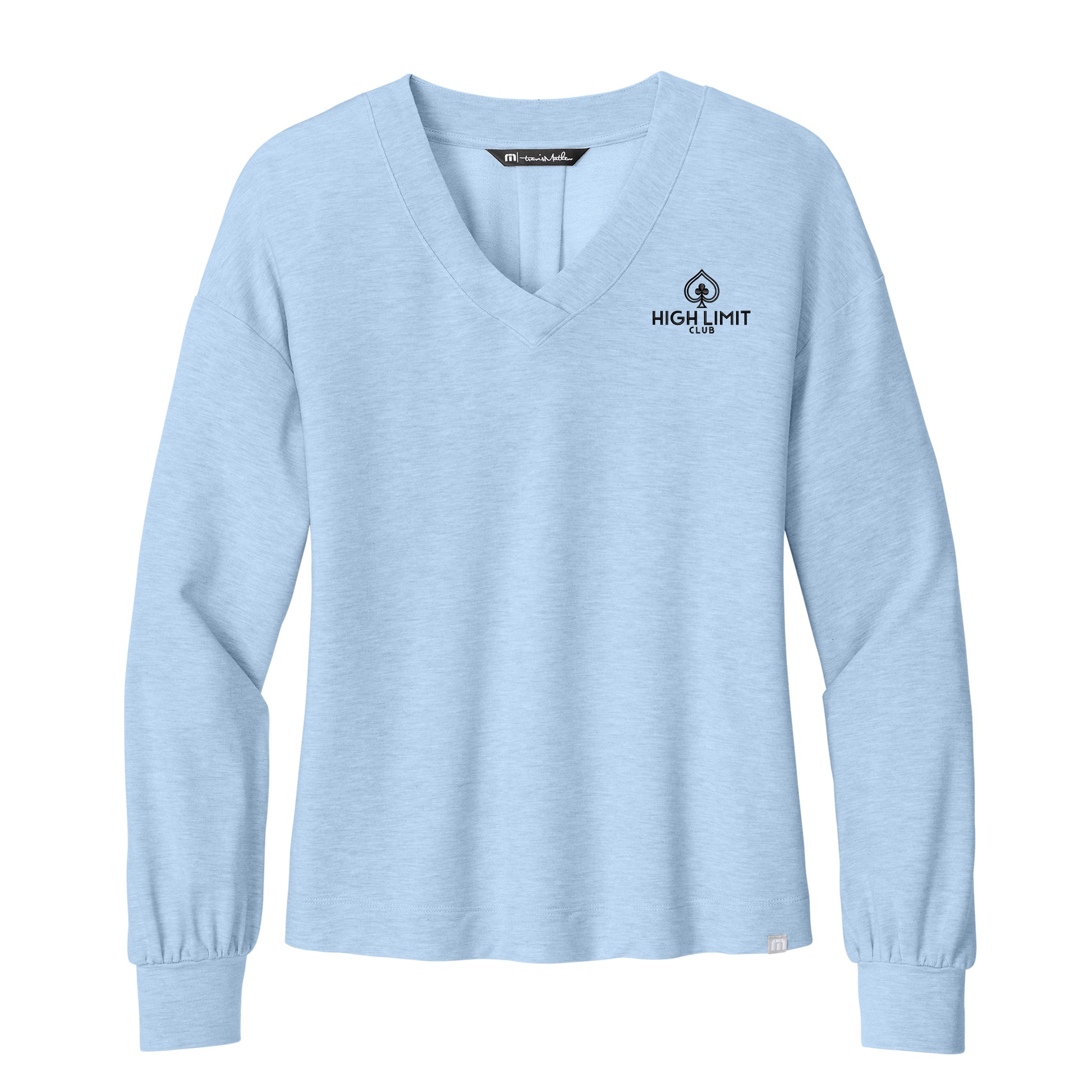 High Limit Club, Women’s Long Weekend V-Neck - Blue