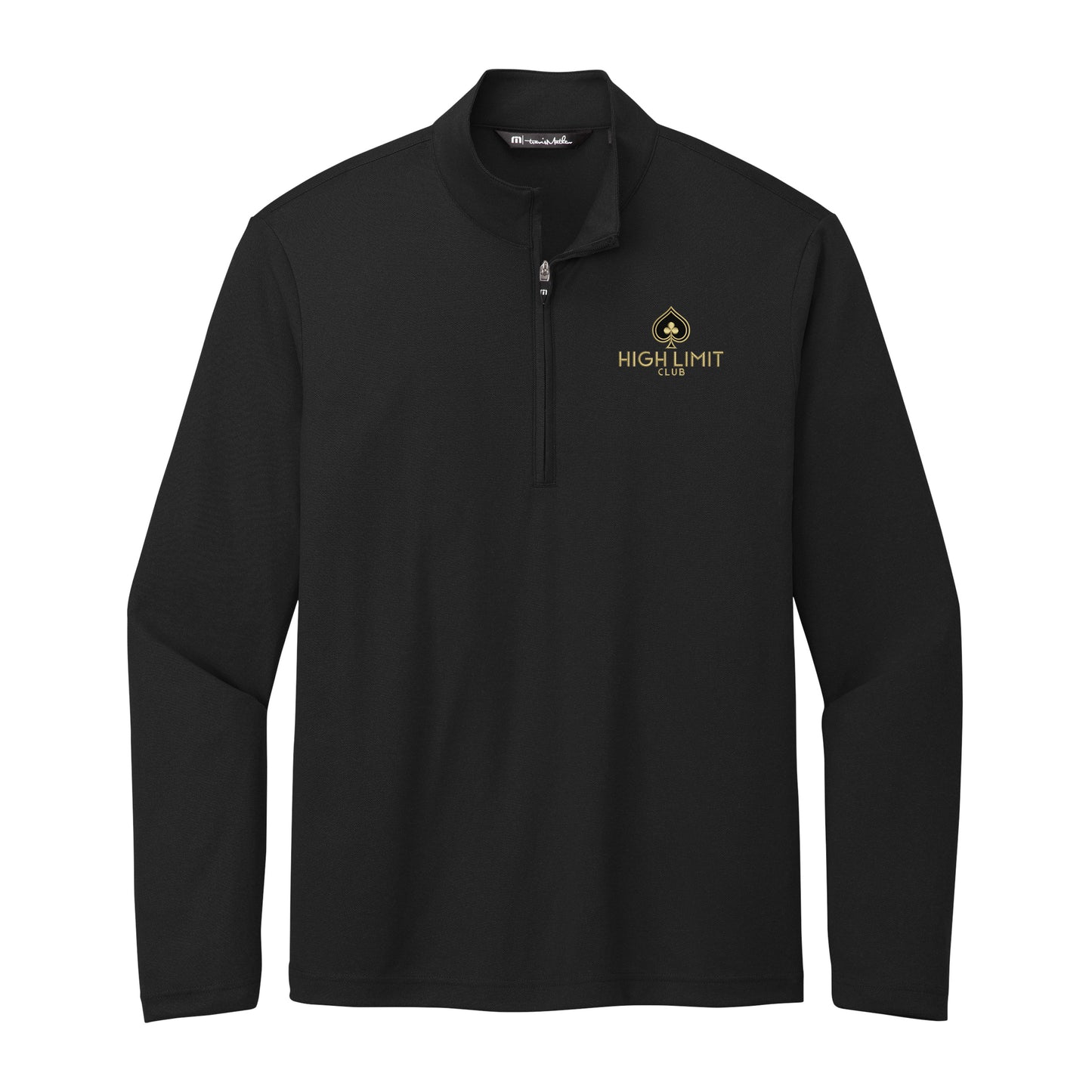 High Limit Club, Coto Performance 1/4-Zip - Black