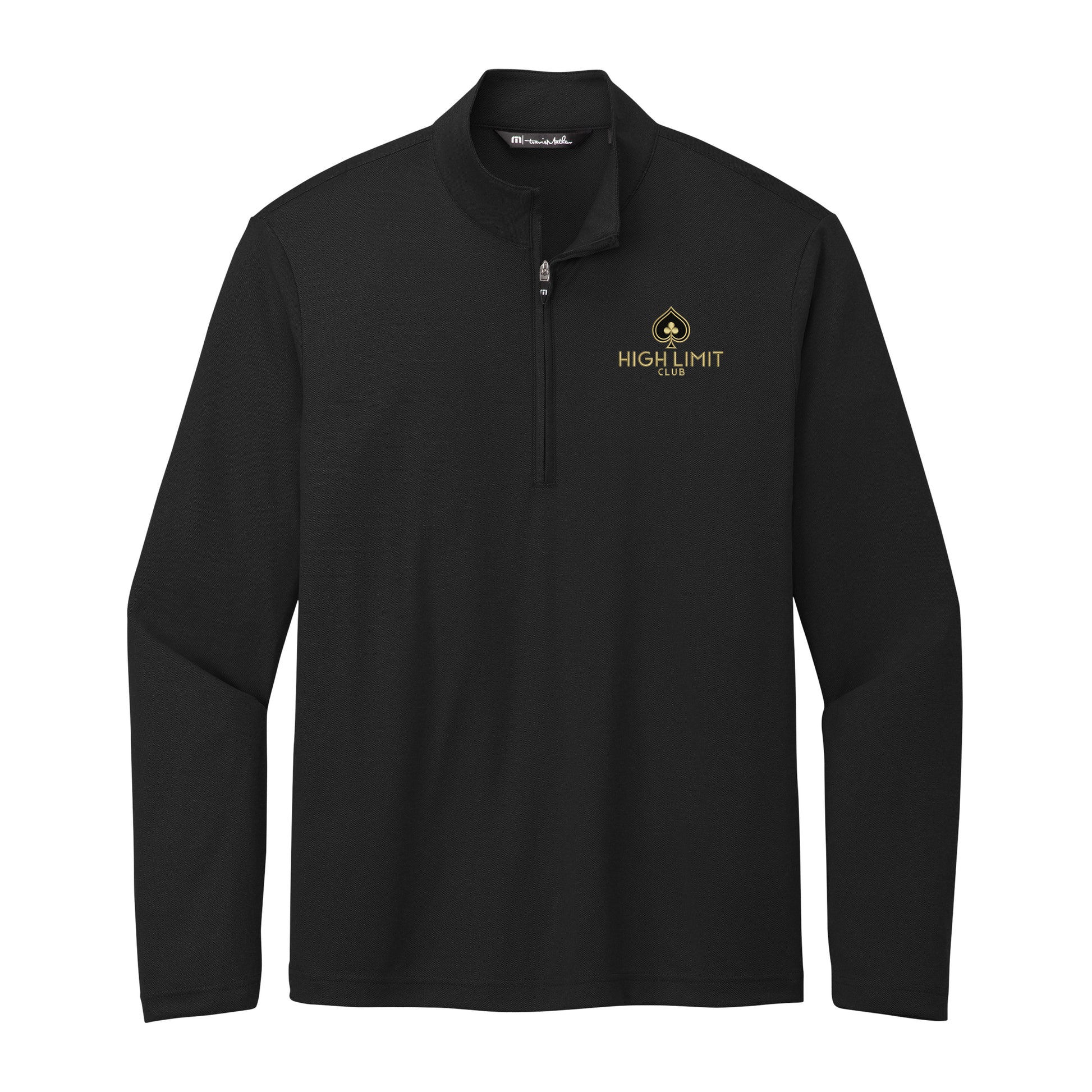 High Limit Club, Coto Performance 1/4-Zip - Black