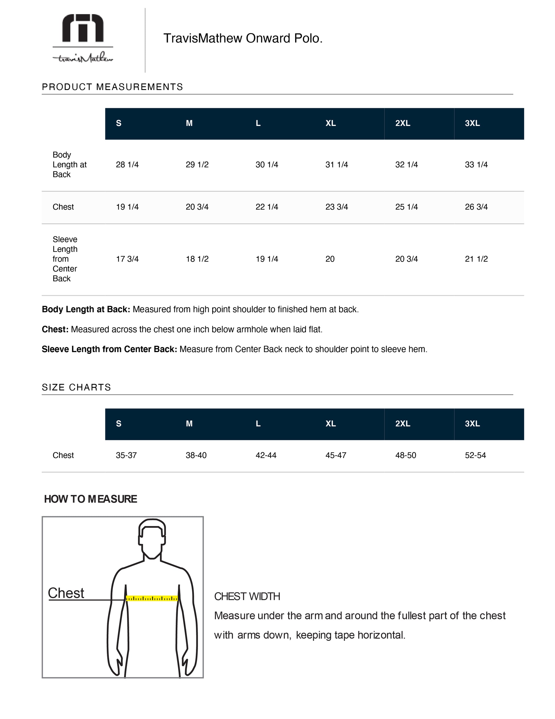 TMA42773_SpecSheetMeasurements