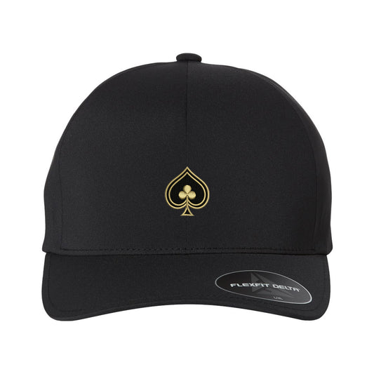 High Limit Club, Spade, Seamless Cap - Black