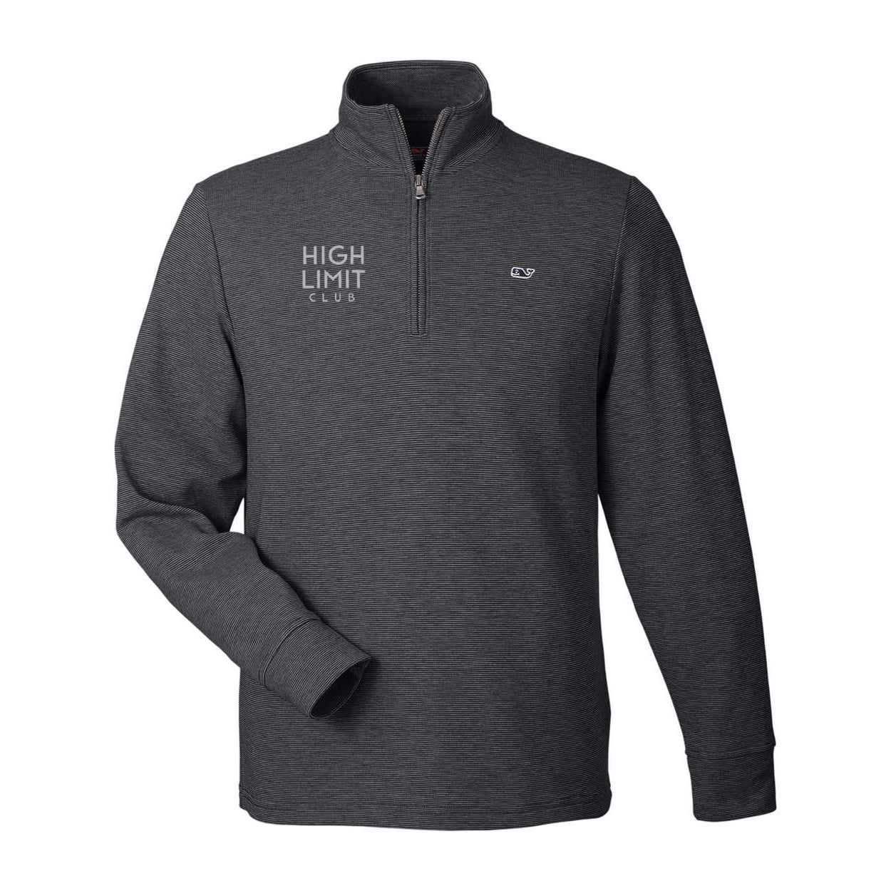 High Limit Club, Raised HLC Logo, Vineyard Vines Men's Saltwater Quarter-Zip Pullover