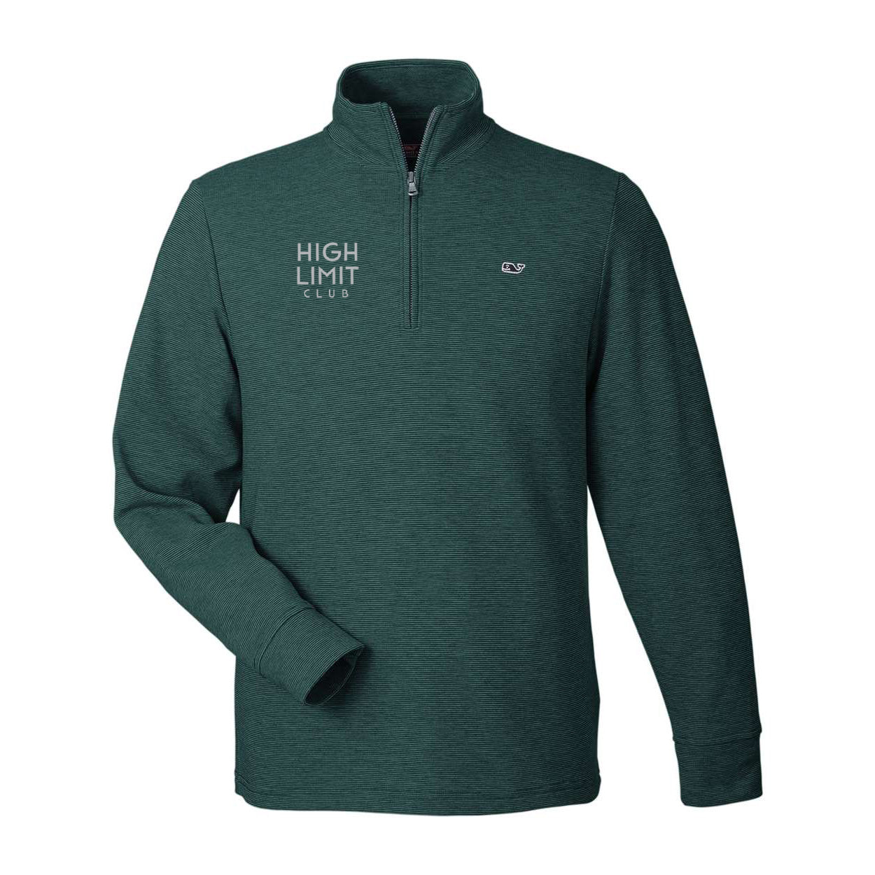 High Limit Club, Raised HLC Logo, Vineyard Vines Men's Saltwater Quarter-Zip Pullover
